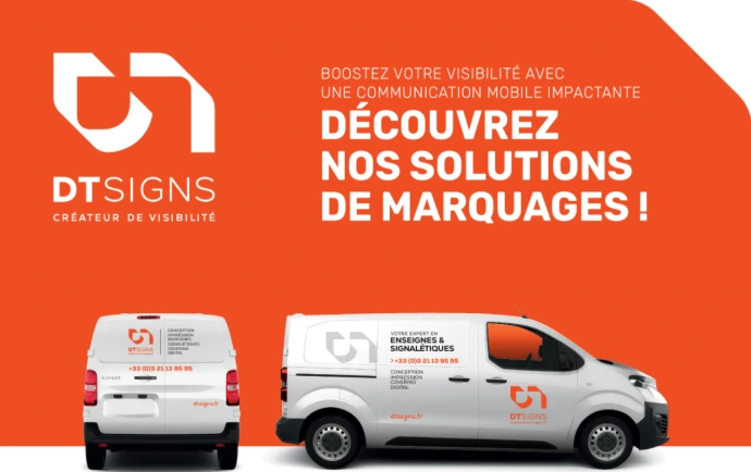 Marquage véhicules DT Signs - covering et flottes