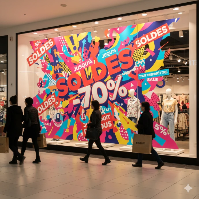 vitrophanie décorative 