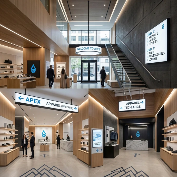 signalétique retail